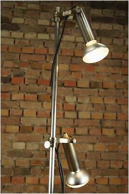 Vintage Stehlampe Leselampe Spot Leuchte Lampe 2flg Space
