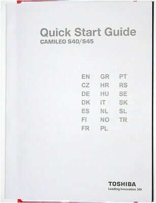 Be nungsanleitung Quick Start Guide für Toshiba Camileo S40 S45
