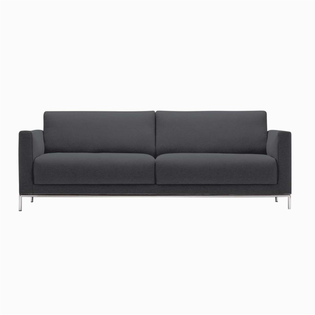 sofa grau leder inspirierend freistil 141 3 seater sofa frame chrome of sofa grau leder