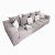 Design Xxl sofa Big sofa island Design Xxl sofa Big sofa island In Greige Strukturstoff Inkl