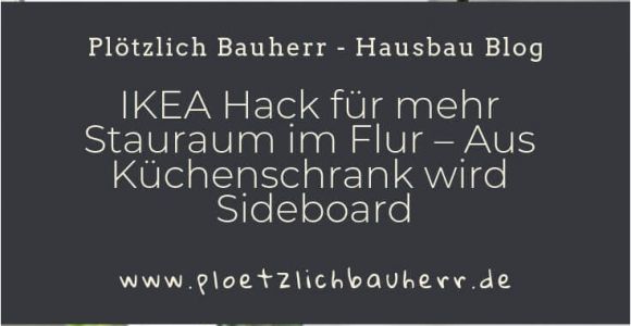 Küchenschrank Unten Garderobe Ikea Hack