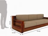 Wooden sofa Design Images Buy Marriott 3 Seater Wooden sofa Honey Finish Line In
